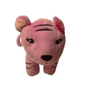 Gymboree Girls Jungle Brights Purplish Pink Plush Tiger purse